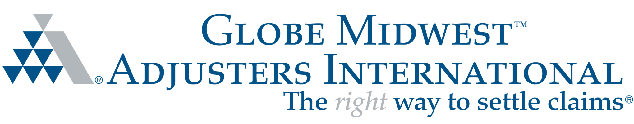 Adjusters International Globe Midwest Logo