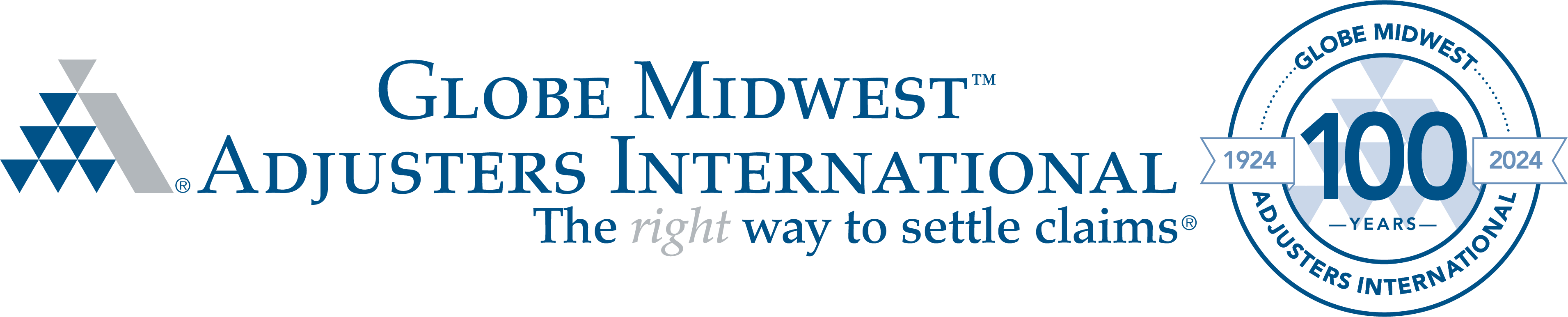 Globe Midwest Logo TM 100 Year Seal